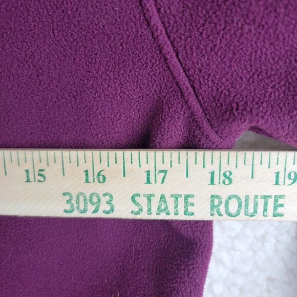 Obermeyer Boulder Fleece Jacket Girls Large Purple Teal Outdoor School Warm - Picture 7 of 16